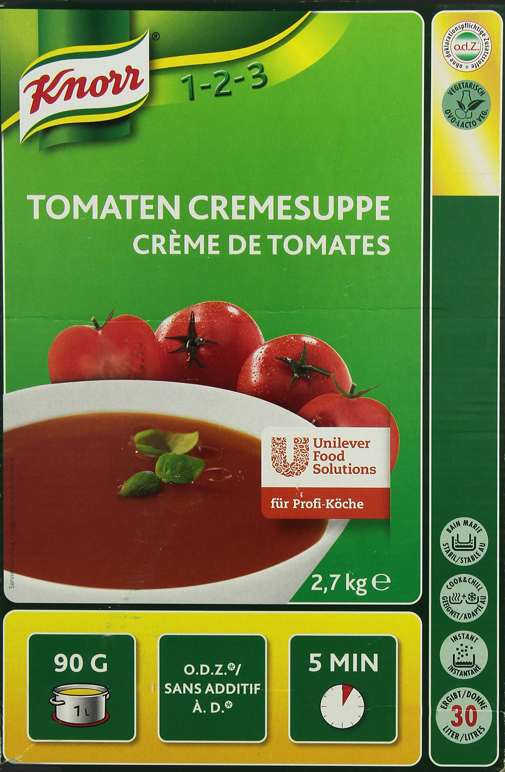 Knorr Tomaten Cremesuppe 2.7 kg, 1er Pack (1 x 2.7 kg)
