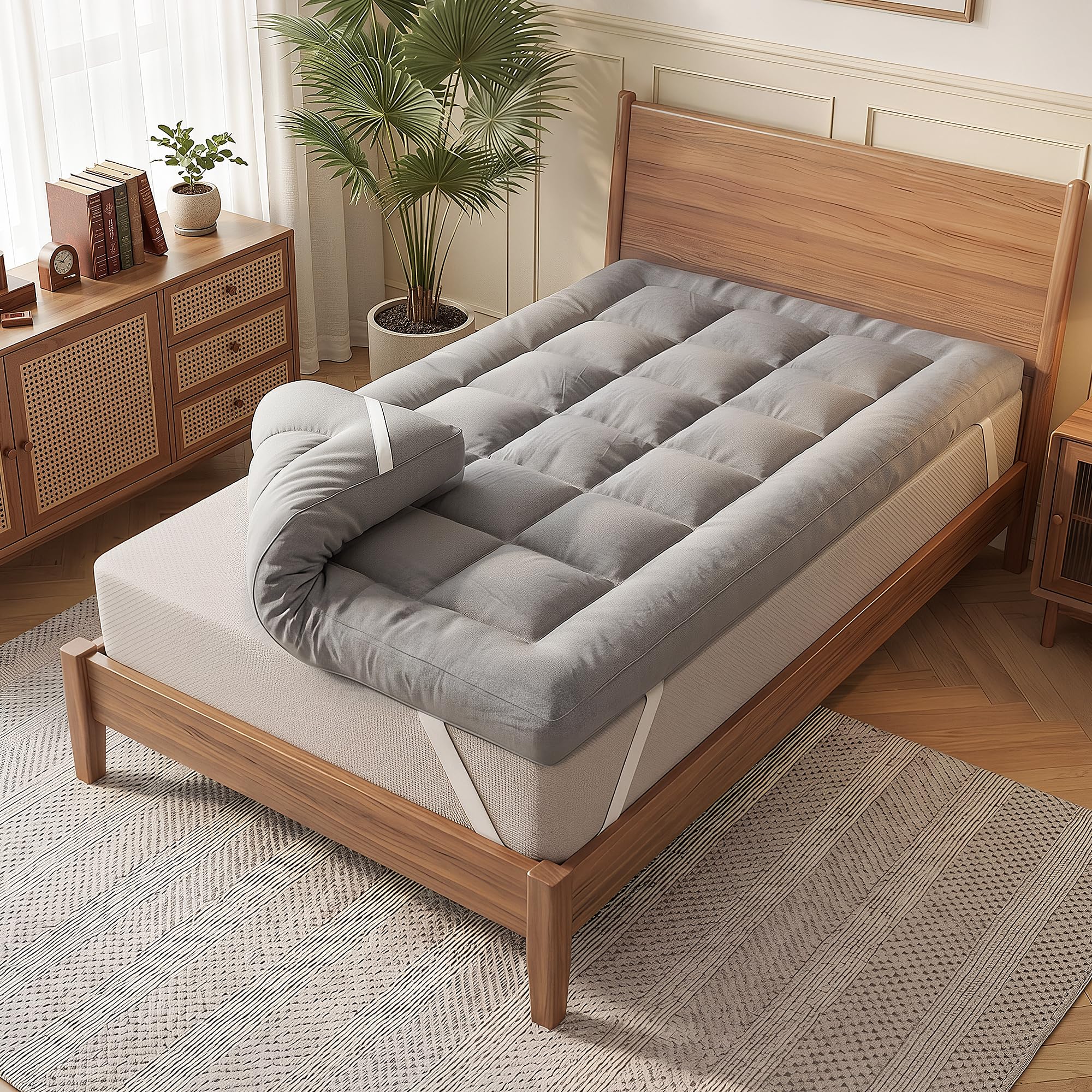 Wowttrelax Surmatelas 160x200x8 Ultra-Doux