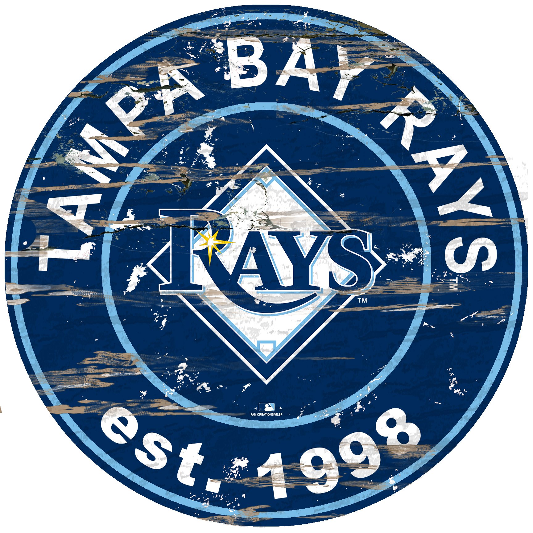 Fan Creations MLB Tampa Bay Rays Unisex Tampa Bay Rays 24