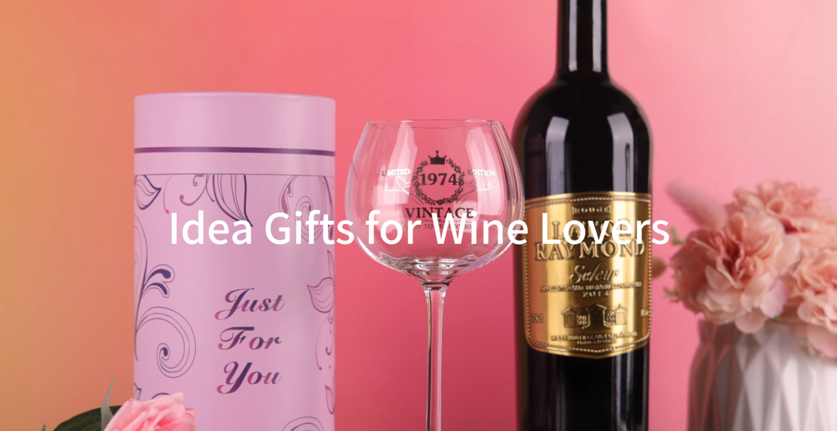 CROWNLY CRYSTALu00ae Christmas Gifts For Women Personalised Gifts Red Wine