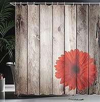 Vista 3 de Ambesonne - Colección de decoración, cortina para regadera de baño de poliéster