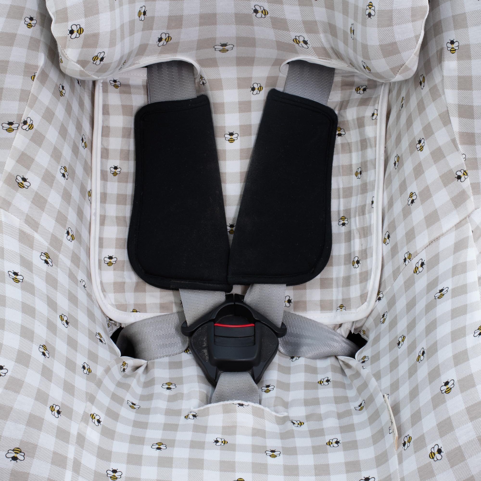 JYOKO Kids Funda para Romer Dualfix (DUALFIX-ISIZE -SWINGFIX, Picnic Vichy) — view 6