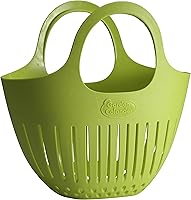 Vista 1 de Hutzler Mini cesta de jardín con colador, pequeña, verde