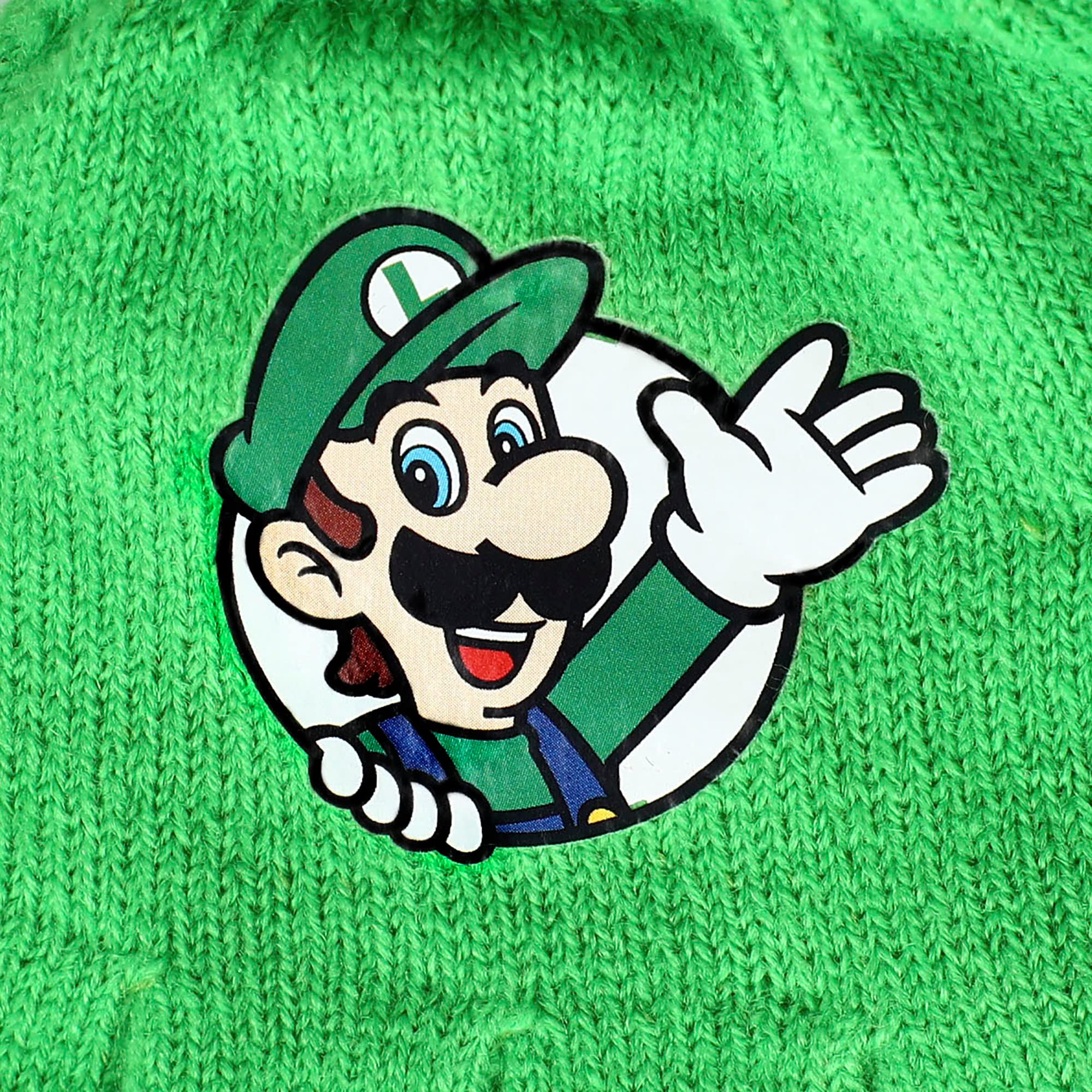 Super Mario Brothers Mario & Luigi Youth 2er-Pack Beanie und Handschuh Set für Kinder