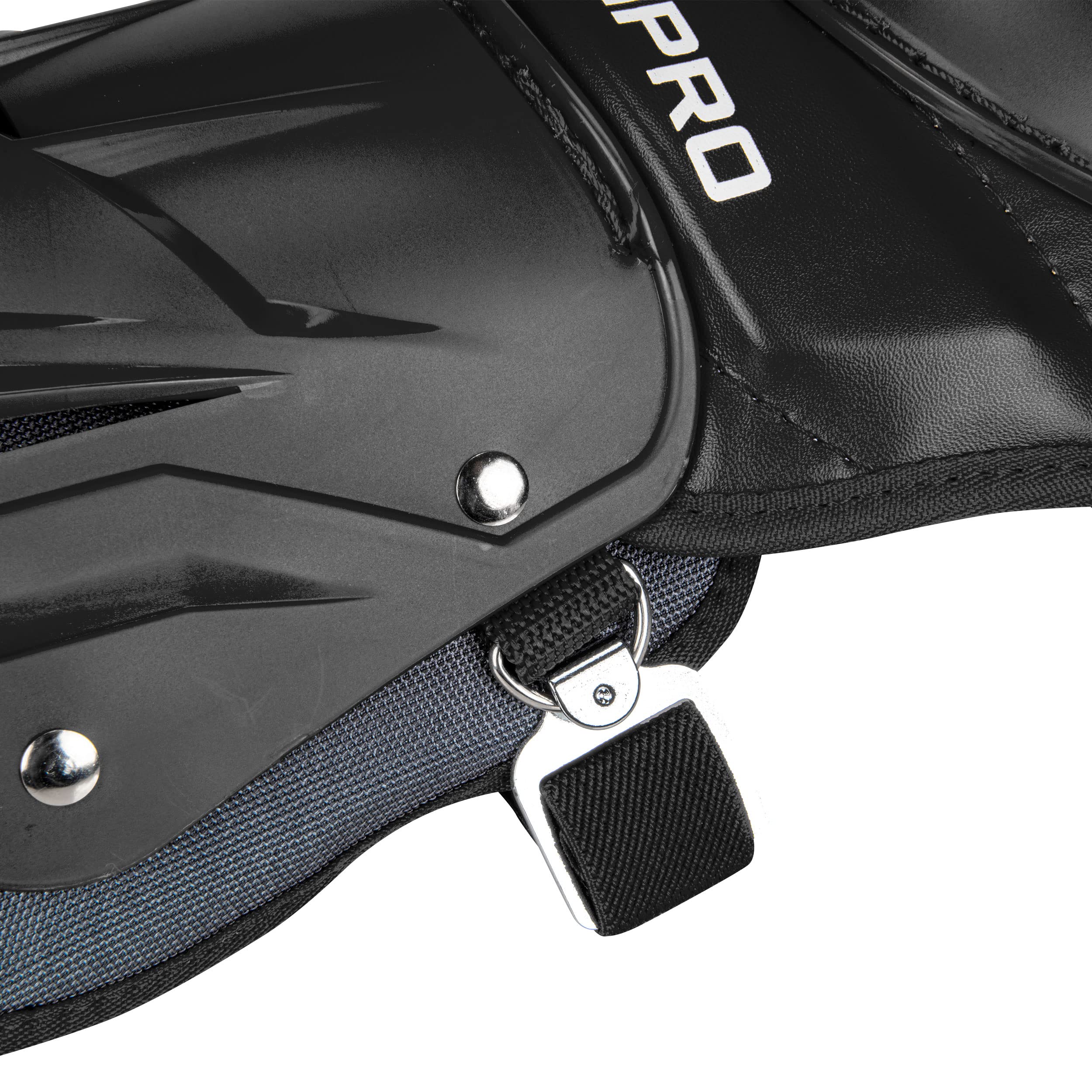 Champro Optimus Pro - Espinillera (13,5 cm), color negro