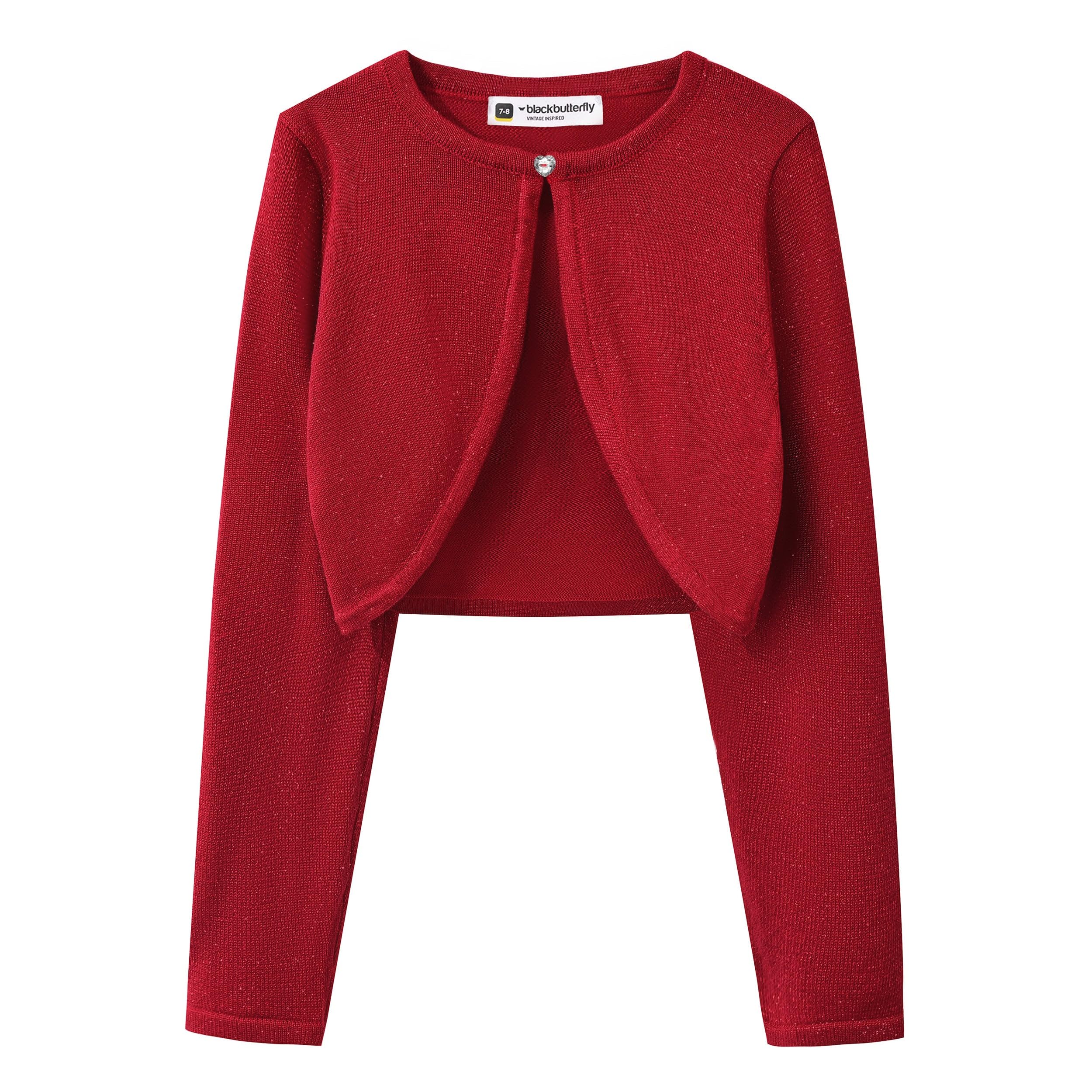 BlackButterfly Girls Sparkle Knit Bolero