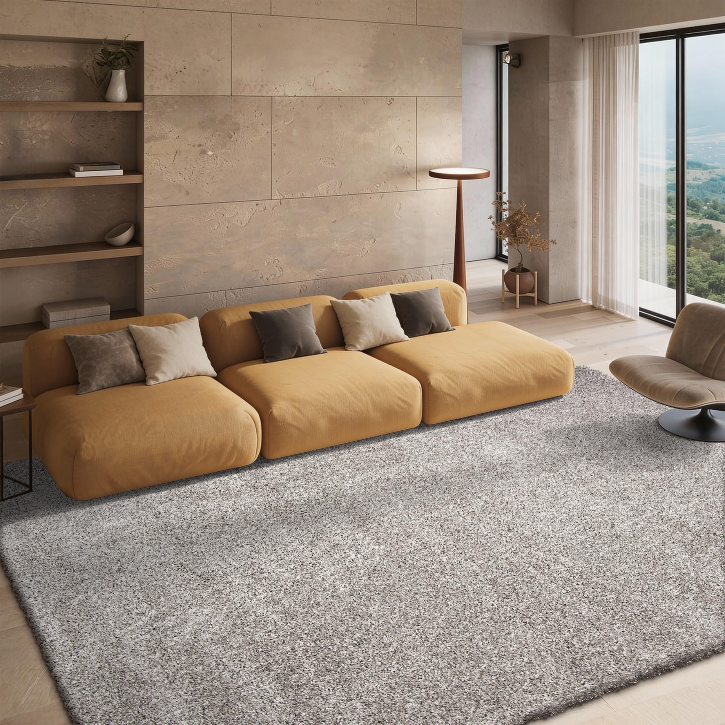Saltash Solid Colour Area Rug