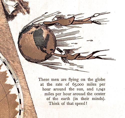 Miniatura 3 de Mapa de la Tierra Plana - Mapa de la Plaza y la Tierra estacionaria - Orlando Ferguson- Póster 24" x 18"