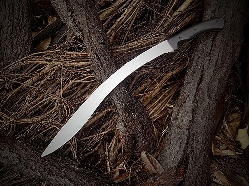 PAL 2000 KNIVES Espada vikinga hecha a mano de acero al carbono de 23 pulgadas - Mango Micarta con funda 6026