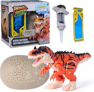 Primal Hatch Hybrid Dinosaurs Slimy Egg Dinosaur Action Figures Dinosaurs Single Hatch 10+ Dinosaurs Assortment for Kids Ages 5+