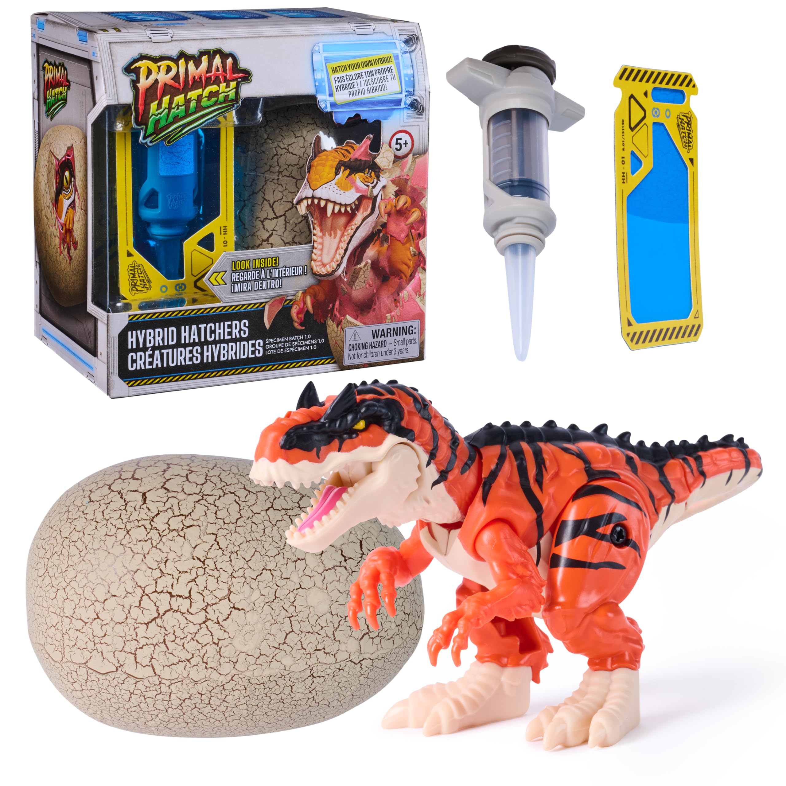 Amazon.co.jp: Primal Hatch ハイブリッド恐竜 スライミーエッグの恐竜