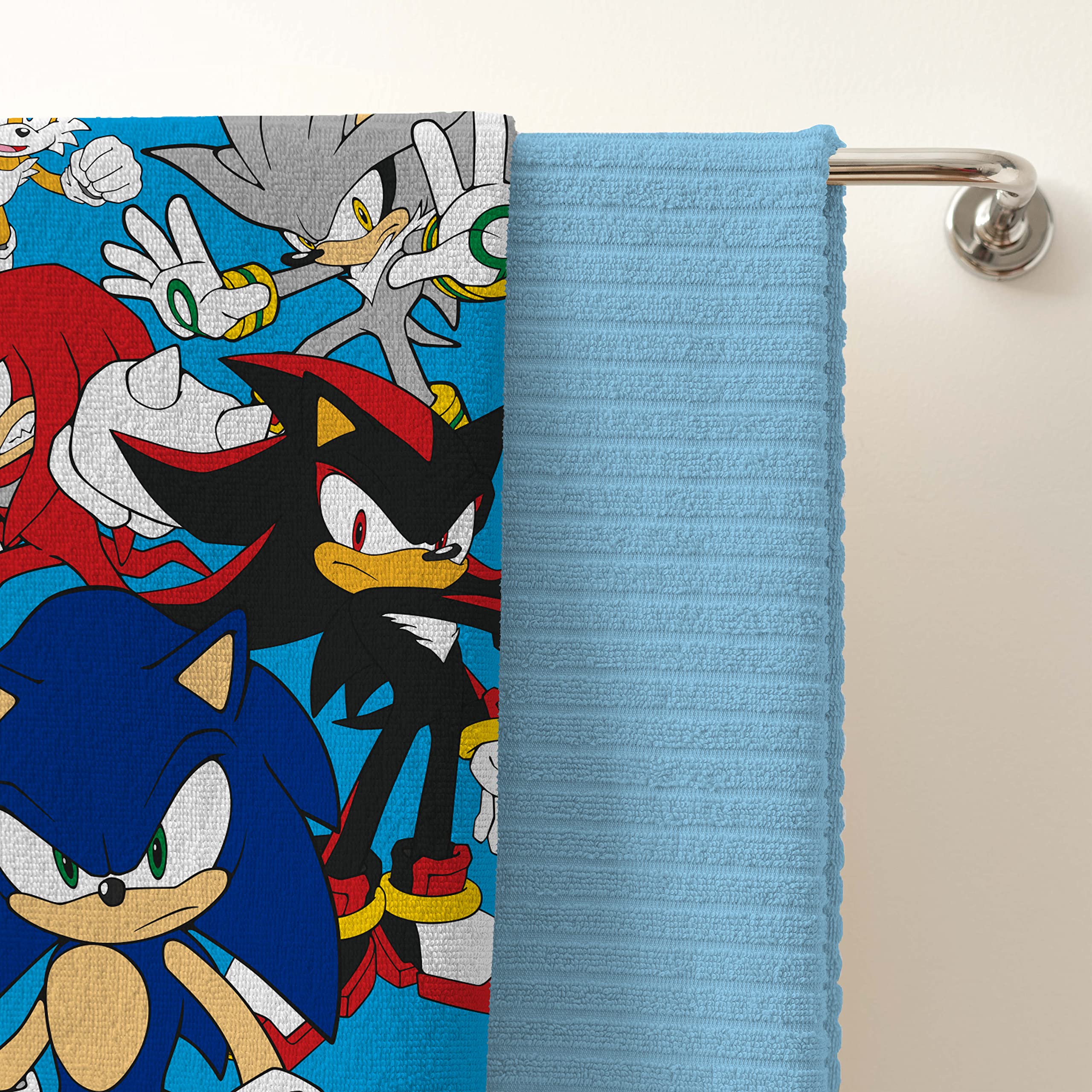 Character World Sonic Stars 100% Cotton Towel