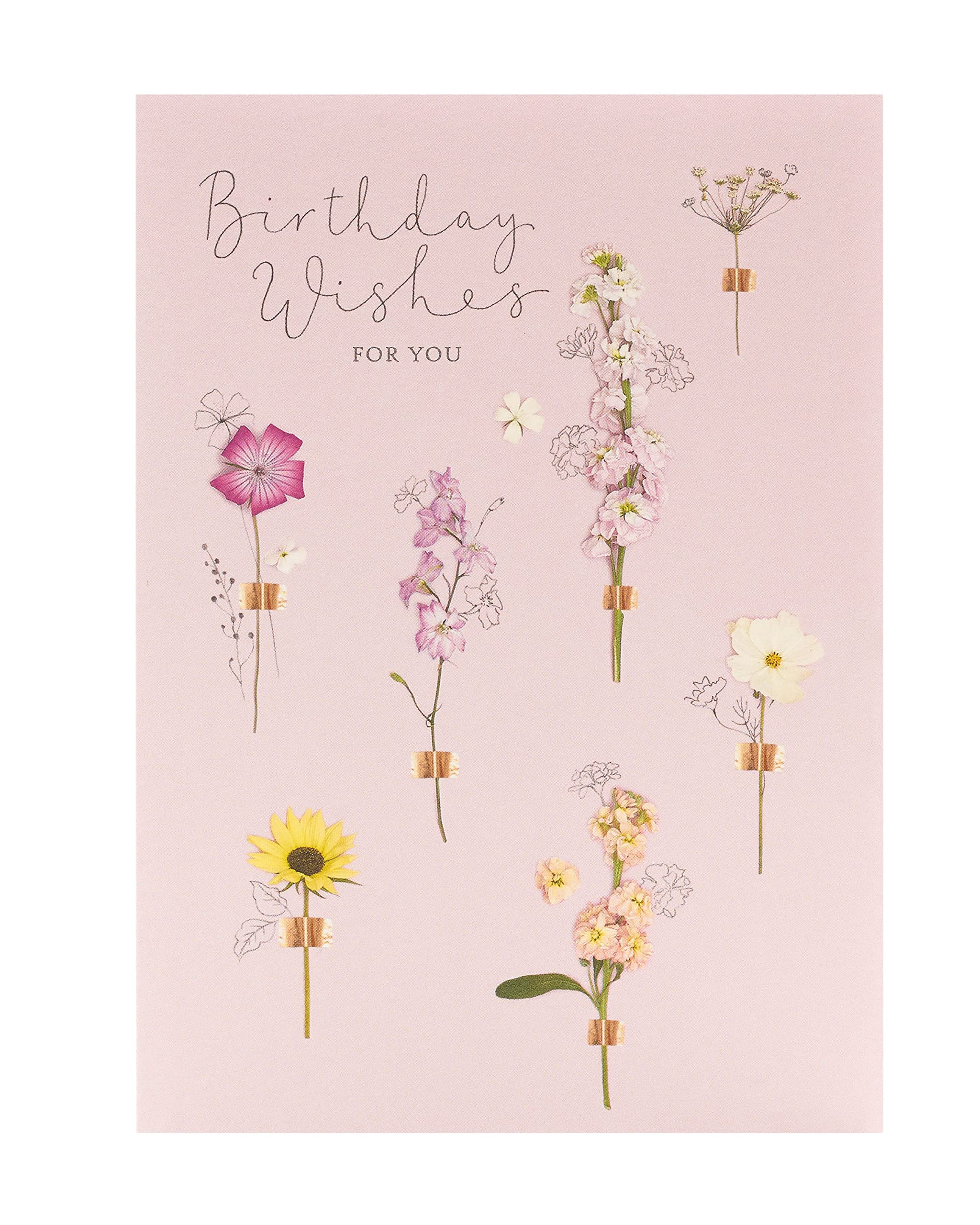 UK Greetings Carte D'anniversaire 75 Ans Pour Elle/amie - Motif Accents