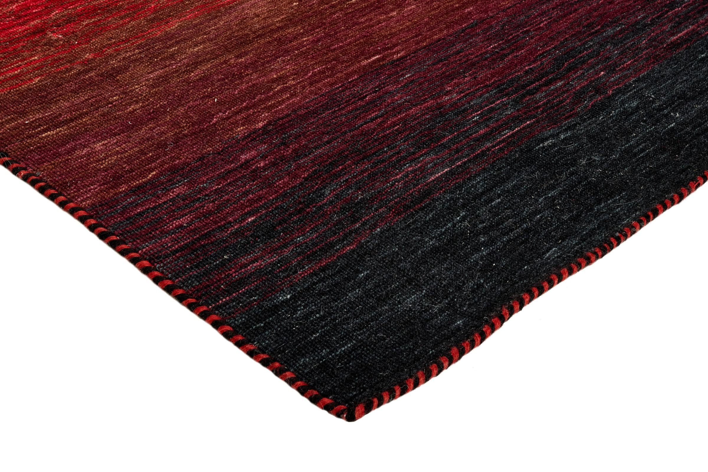 Kilim Horizon 59x89 Tessuto a mano Moderno Tappeto orientale Tappeto di design Tappeto In lana India