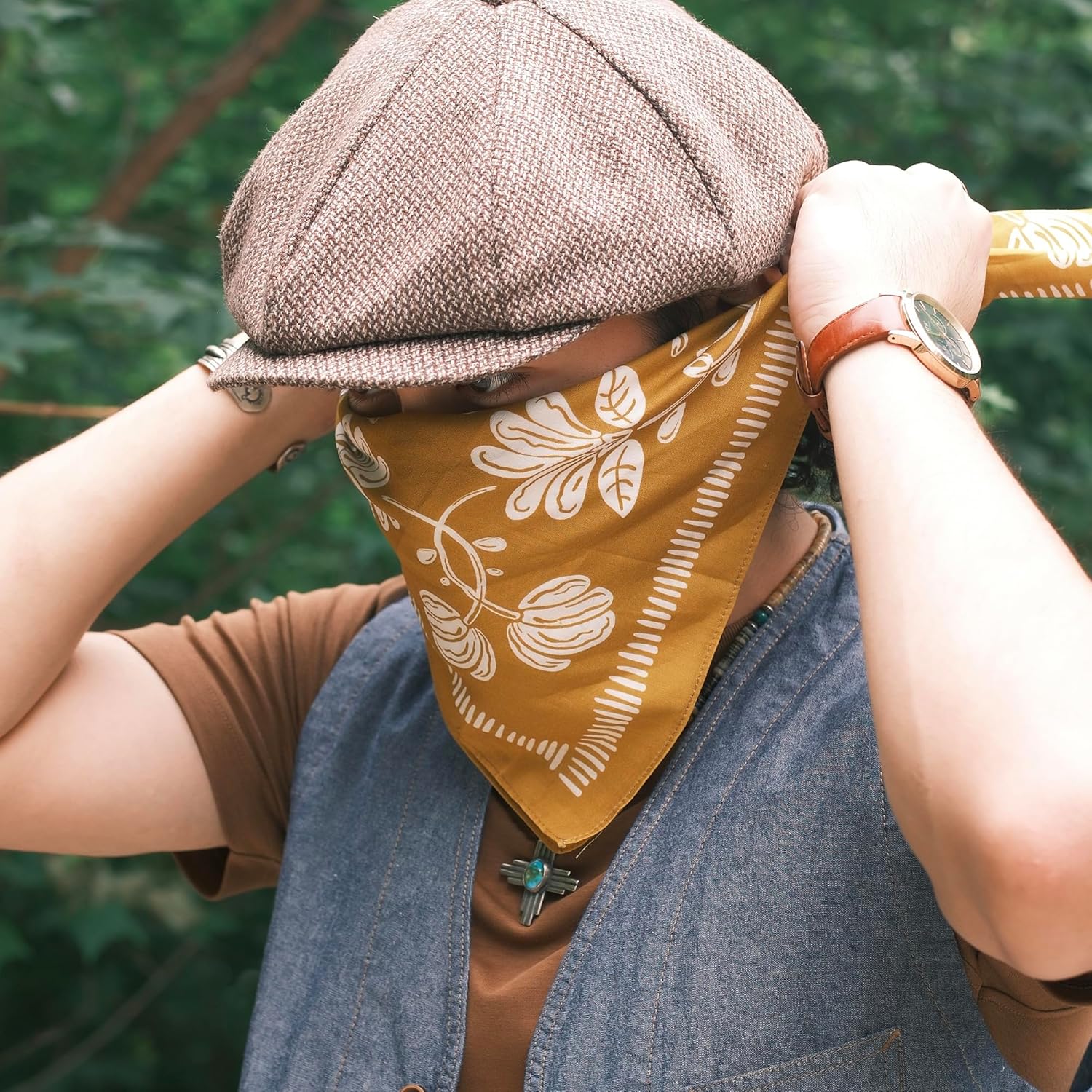 22"x22" Cotton Bandana Multi-Purpose Headbands (6-Pack) - Image 6