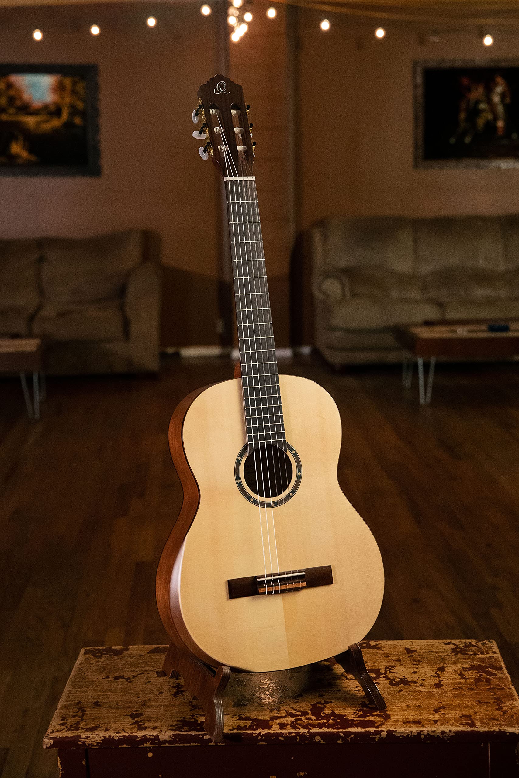 Ortega Guitars Family Series Pro Chitarra Acustica, 6 Corde, Finitura Semilucida, Catalpa