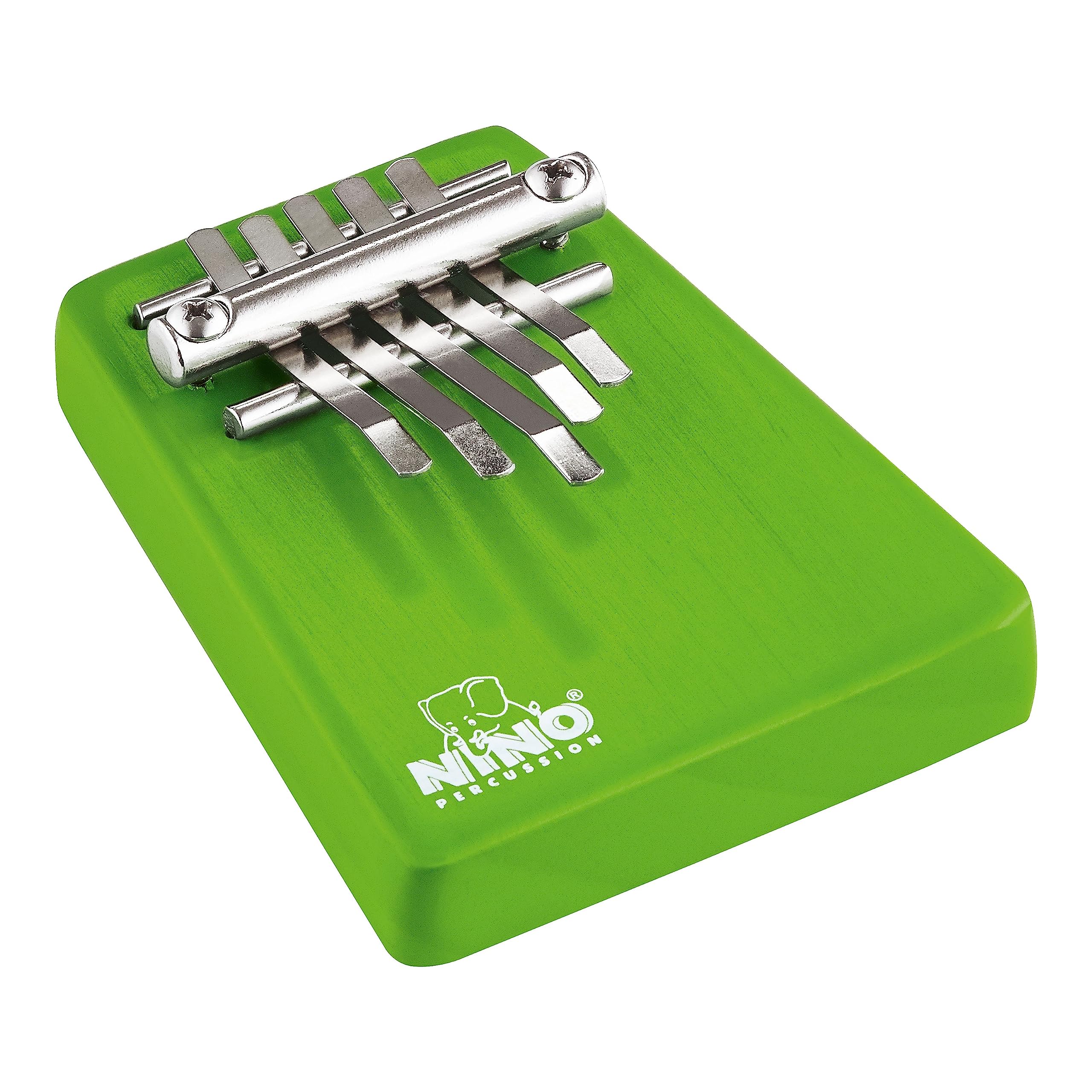 NINO Percusión Kalimba Madera Verde, Pequeña- g#'''/f'/ f''/c''', NINO963GR
