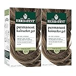 Herbatint Permanent Hair Dye - 6N Dark Blonde - For Up To 100% Gray Coverage of Resistant Gray Hair - Ammonia-Free, Alcohol-Free & Vegan - Salon Influenced Hair Color 5.75 fl oz (2 Pack)