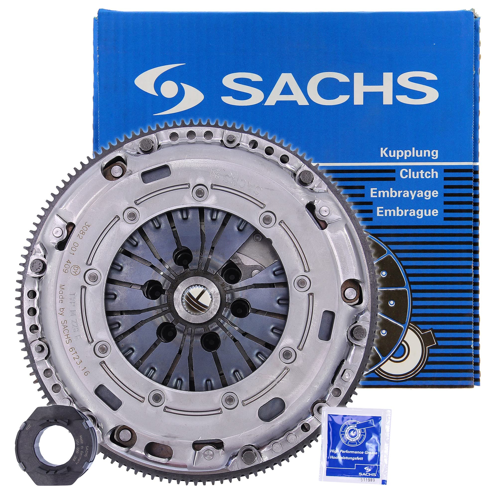 Kit Frizione SACHS 3000 950 062 Per Peugeot 208 I 2012-2020 - Completo Con Componenti Frizione Peugeot 208