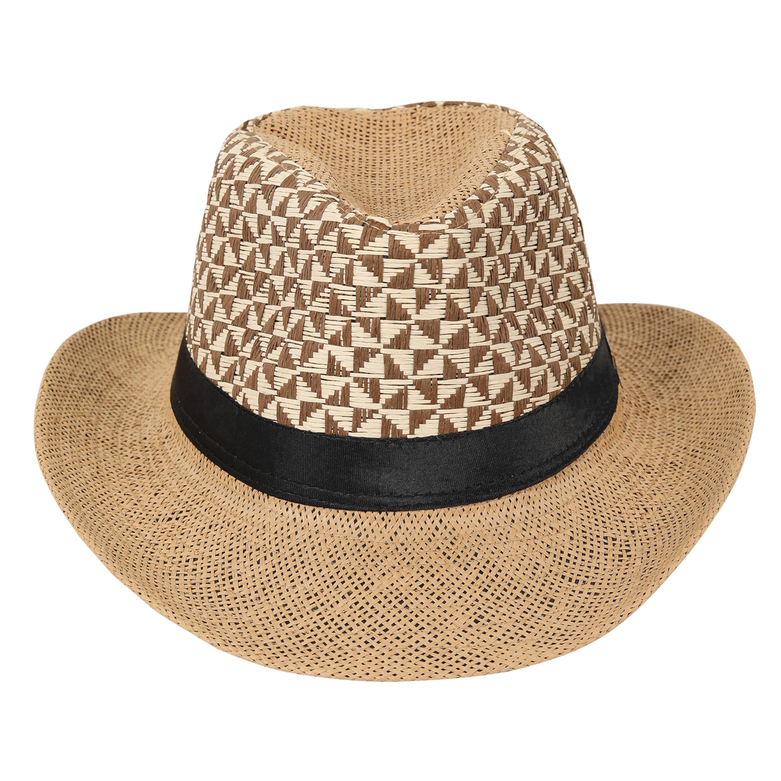 fabseasons Casual Woven Homburg Hat for Men-picture-15