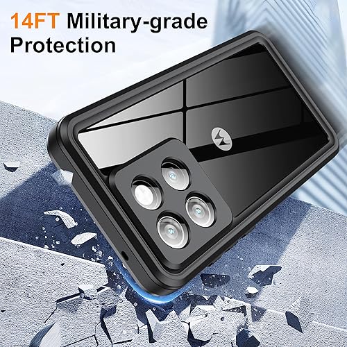 Miniatura 4 de ANTSHARE Funda impermeable para Motorola Moto G Stylus 5G 2025, Moto G Stylus 2025 5G cámara y protector de pantalla integrados IP68 bajo el agua a