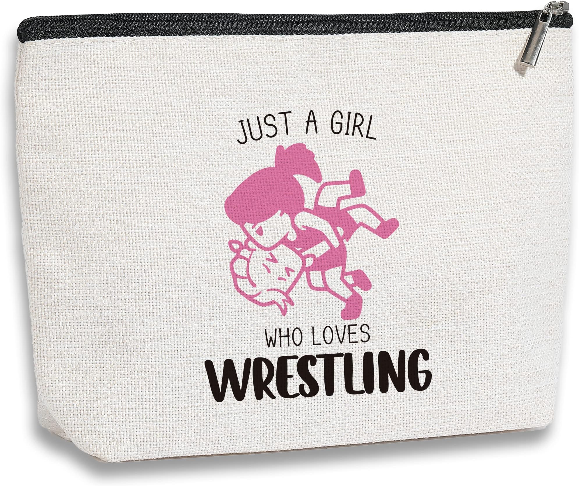 Wrestling Makeup Bag for Women, Wrestler Gifts for Wrestle