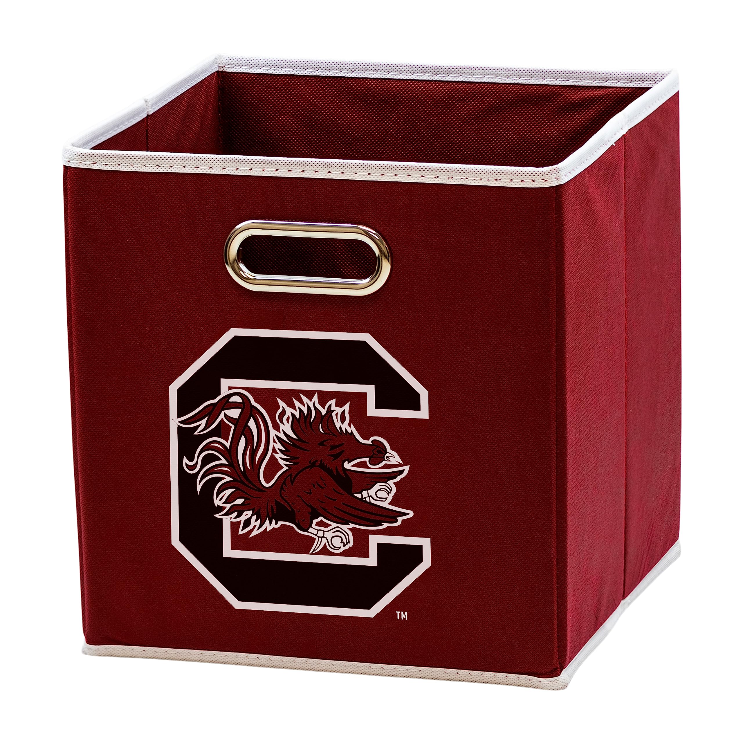 Franklin Sports NCAA College Team Fabric Storage Cubes Made to Fit Storage Bin Organizers