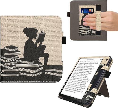 kwmobile Étui pour liseuse électronique Compatible avec Kobo Lib 