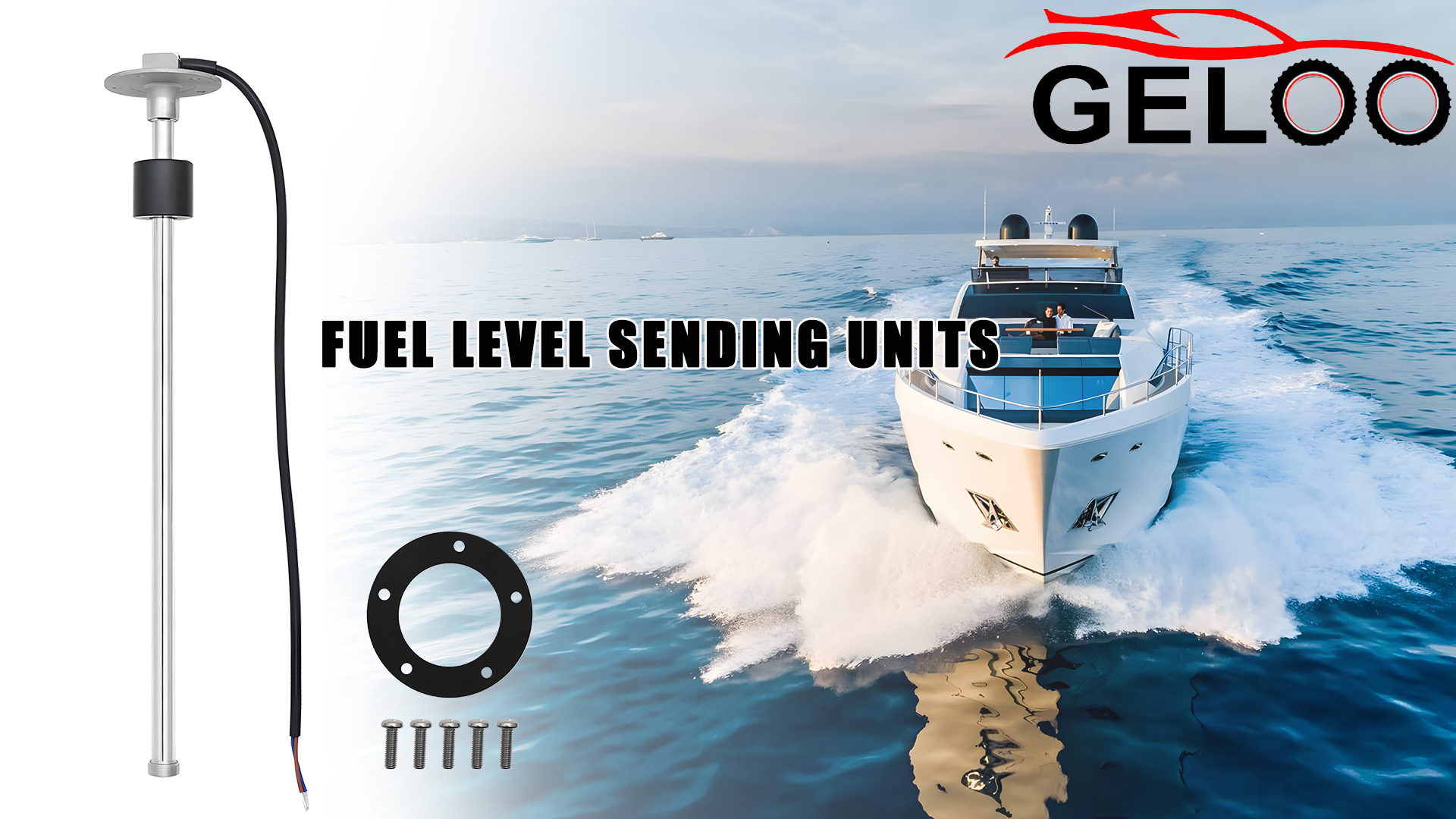 425mm Fuel Level Sender Water Level Gauge Sensor 0-190 Ohms For Car Truck Boat | UK