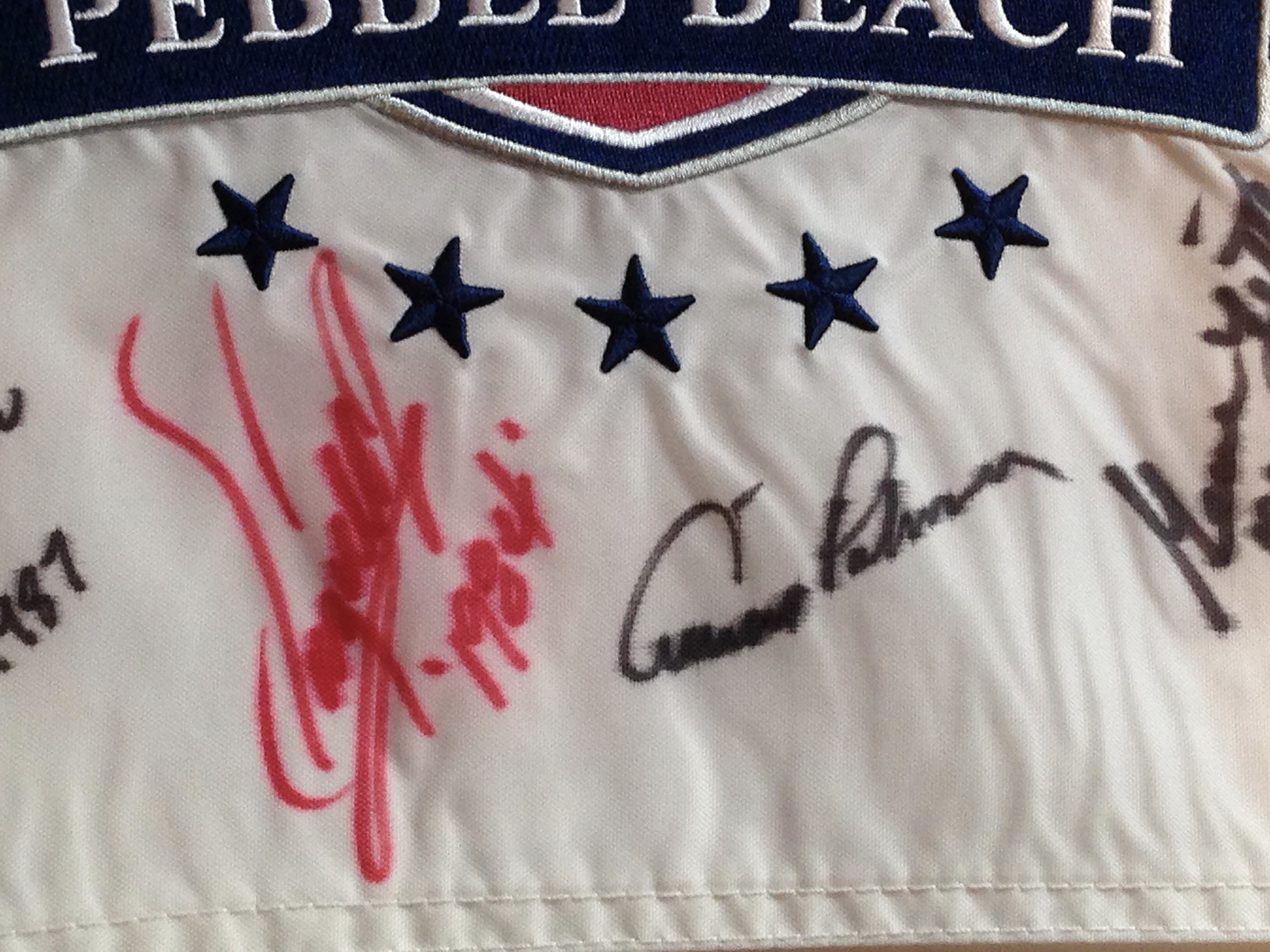 Amazon.com: Pebble Beach U.S. Open golf signed flag 25