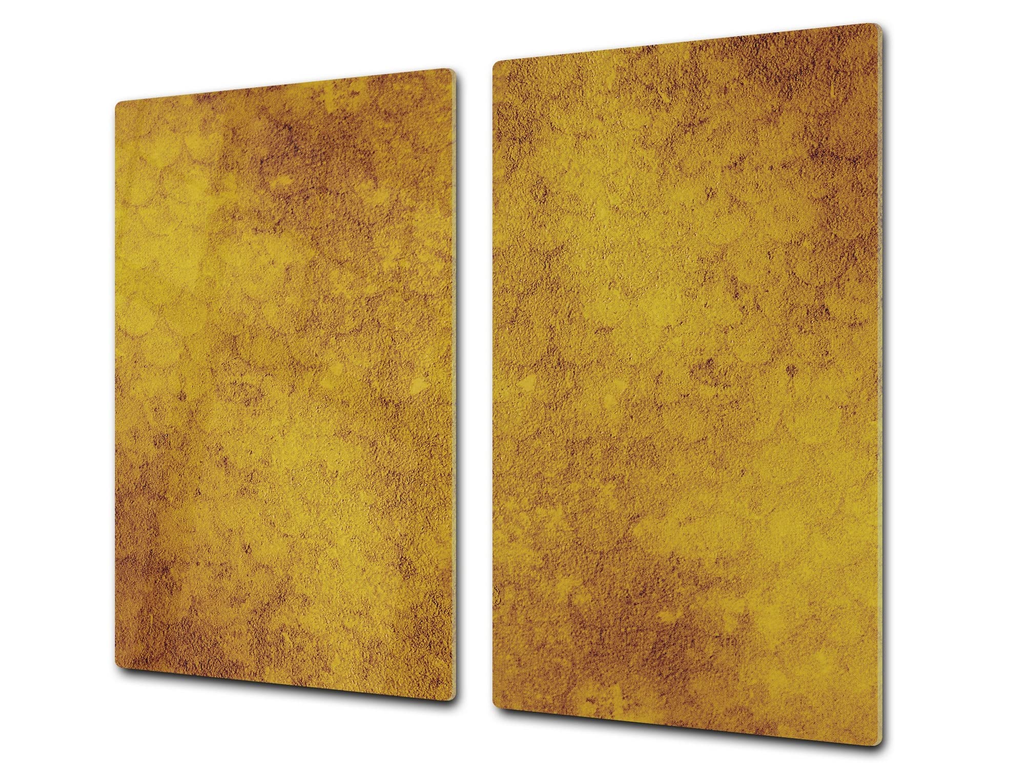 Planche de cuisine en VERRE trempé – Planche à découper en verre – Couvre-plaques de cuisson – UNE PIÈCE (60x52 cm) ou DEUX PIÈCES (30x52 cm chacune); D26 Textures et tuiles 2 Série