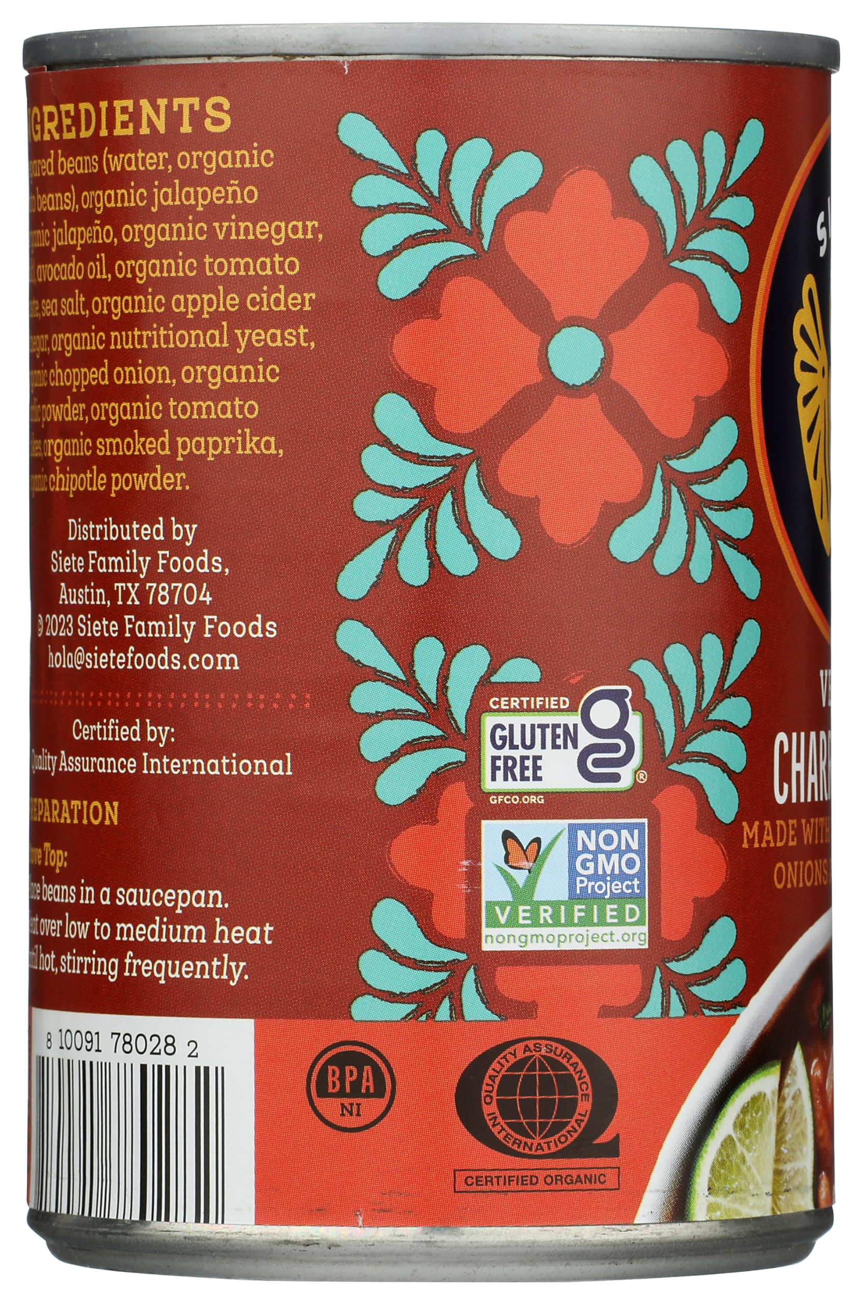 Siete Beans Charro 15.5 OZ