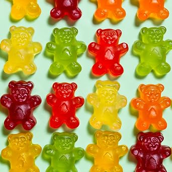 Black Forest Gummy, Bears, Fruit Flavor, Deliciously Juicy, Made with Real Fruit Juice, 22 oz