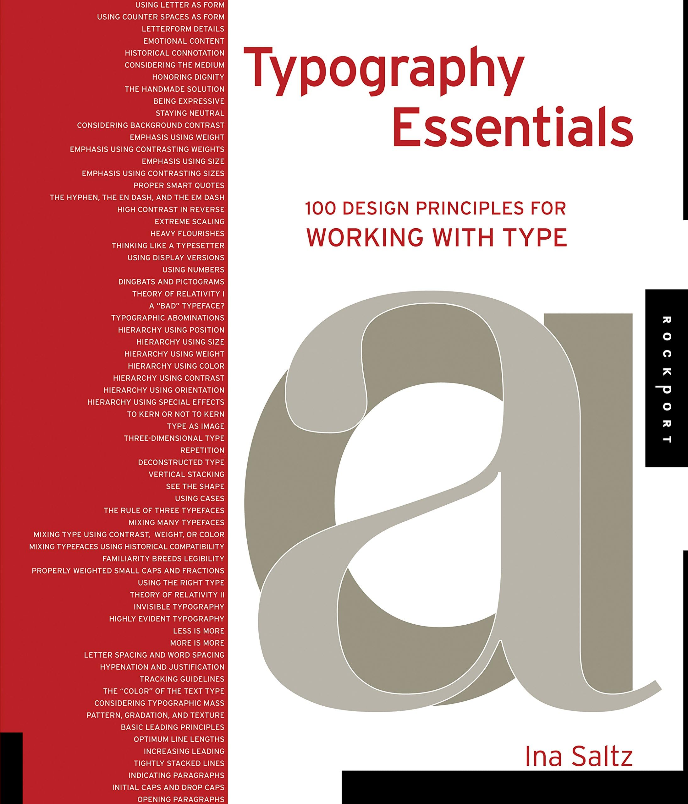 Typography Essentials: 100 Design Principles for Working with Type
