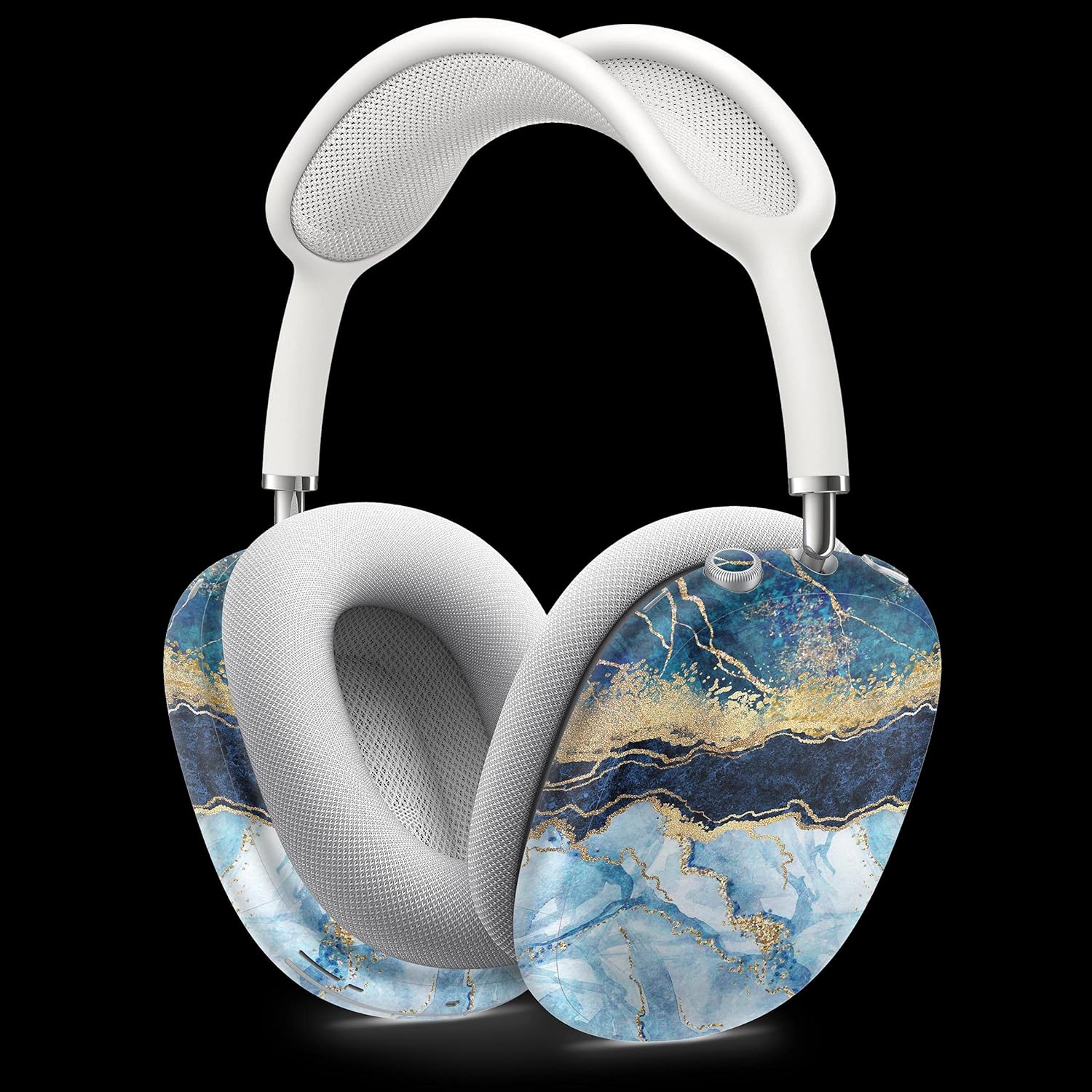 Design Skinz Foiled Marble Agate Skin Decorative Vinyl Case Cover Decal Full-Body Wrap Kit Compatible with Apple AirPods Pro Max Bluetooth Wireless Headphones