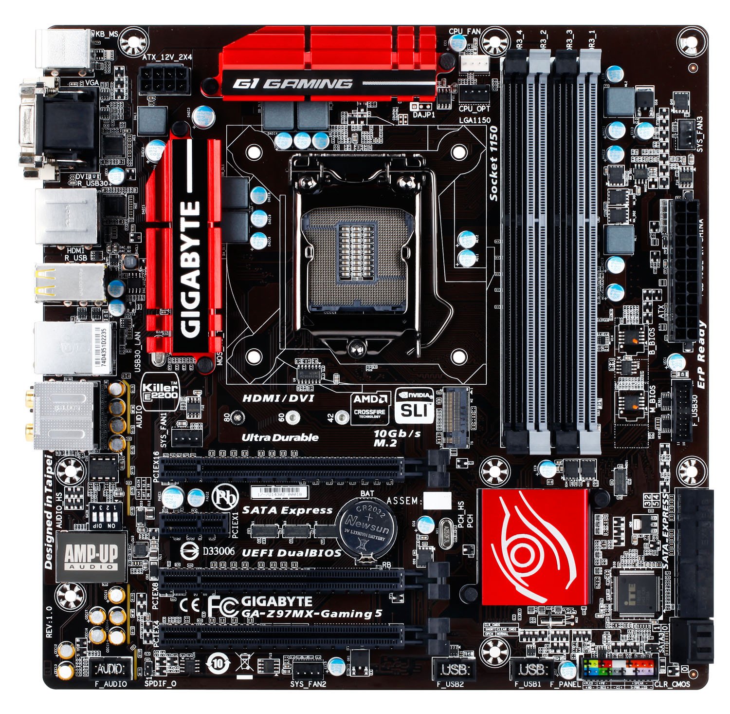 GIGABYTE GA-Z97MX-GAMING 5 マザーボード m-ATX GA-Z97MX-Gaming 5 (Rev. 1.0) - Kluczowe cechy | Płyty główne