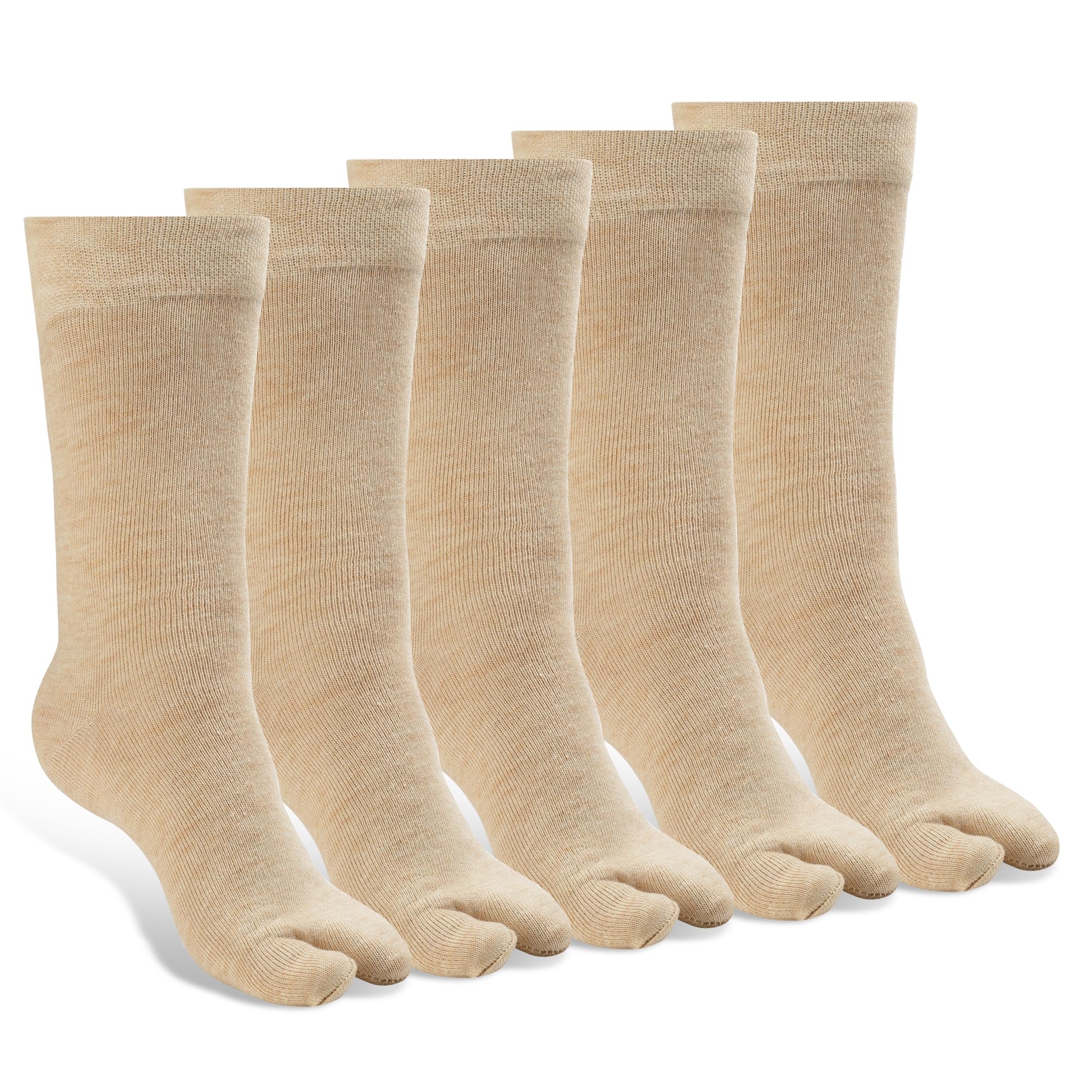 Women's Calf Length Thumb Woolen Spandex Warm Winter Wear Socks (Pack of 5 Pairs)(Skin color, Free Size)-image-27