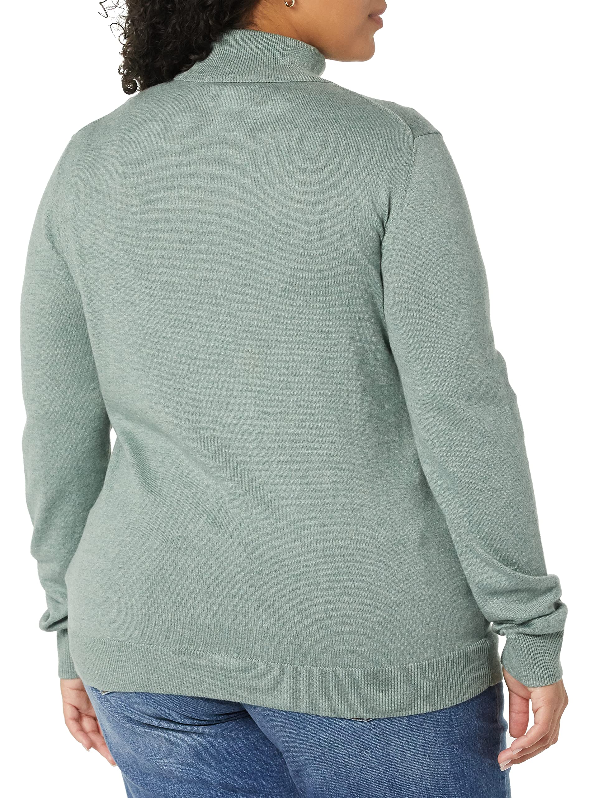 Amazon Essentials Maglione A Collo Alto E Maniche Lunghe Leggero con vestibilità Classica (Taglie Forti Disponibili) Donna
