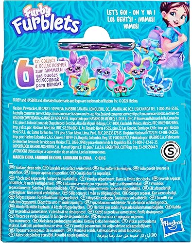 Miniatura 4 de Furby Furblets Hip-Bop Mini Friend, más de 45 sonidos, música hip hop y frases furbish, juguetes de peluche electrónicos para niñas y niños de 6