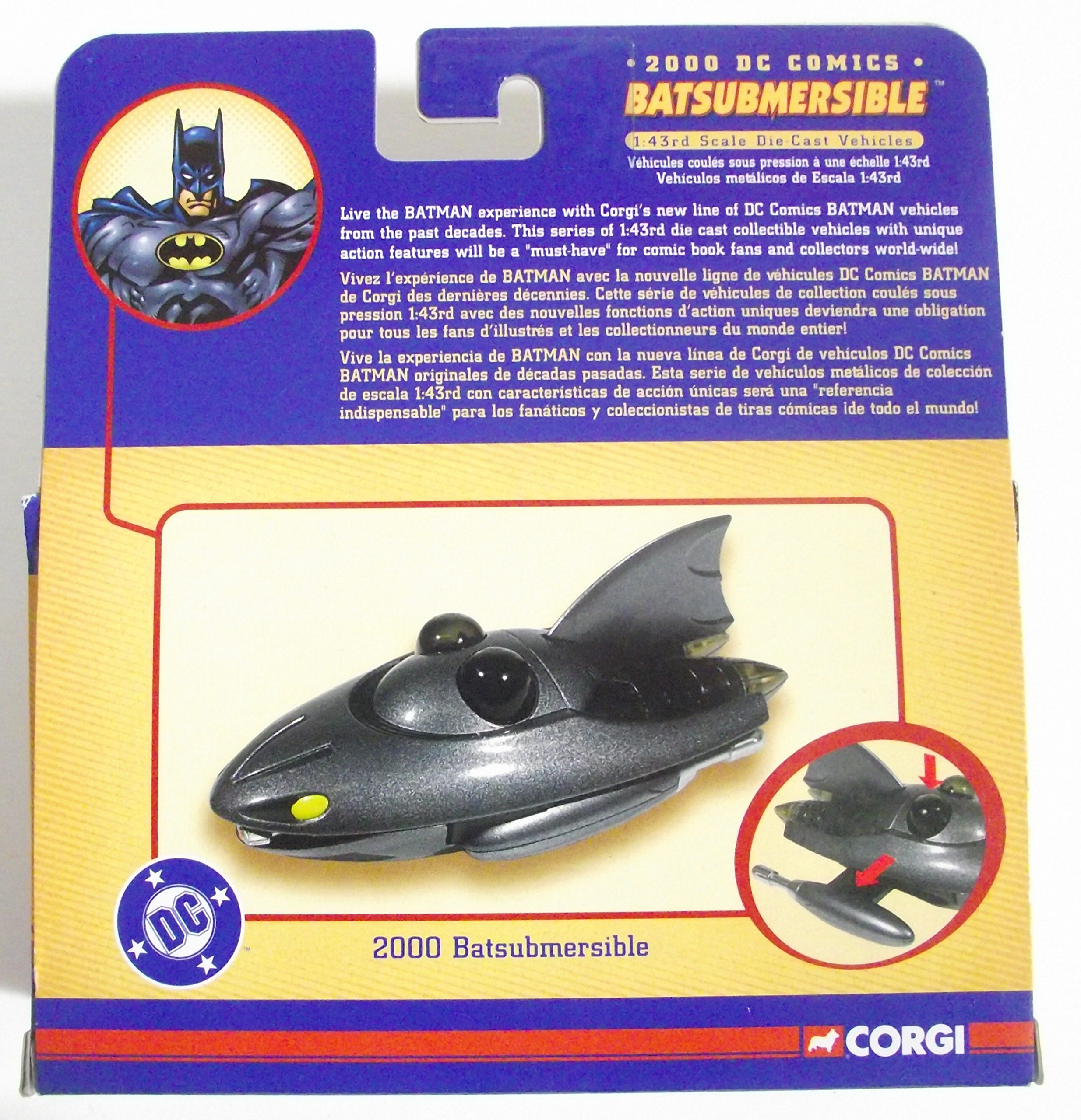 バット・サブマーシブル2000年 CORGI バットマン 【公式通販】