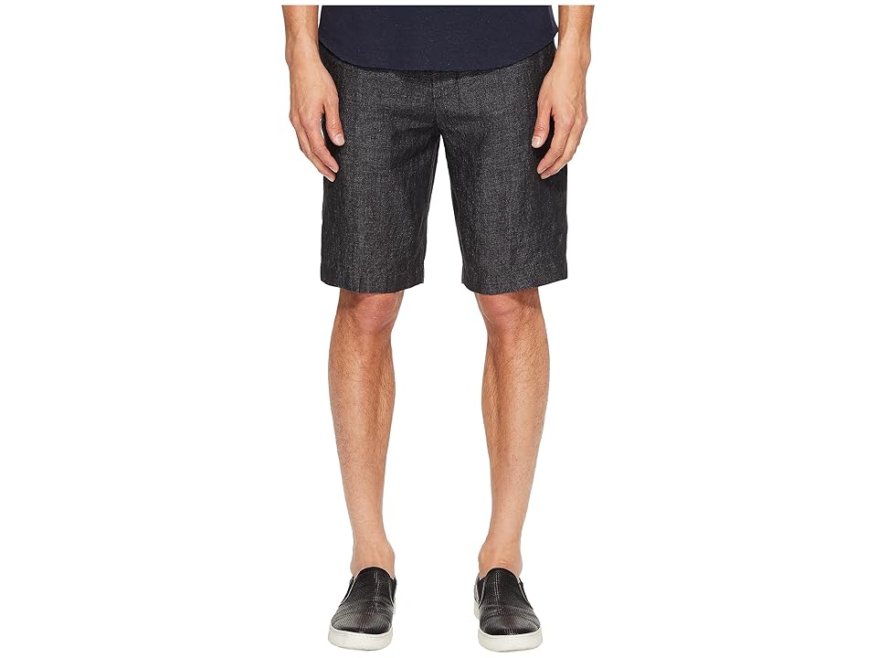 

Vince Relaxed Linen Shorts (Charcoal) Men's Shorts