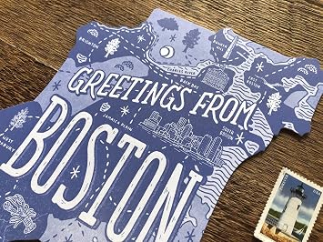 Noteworthy Boston, Massachusetts Postcard