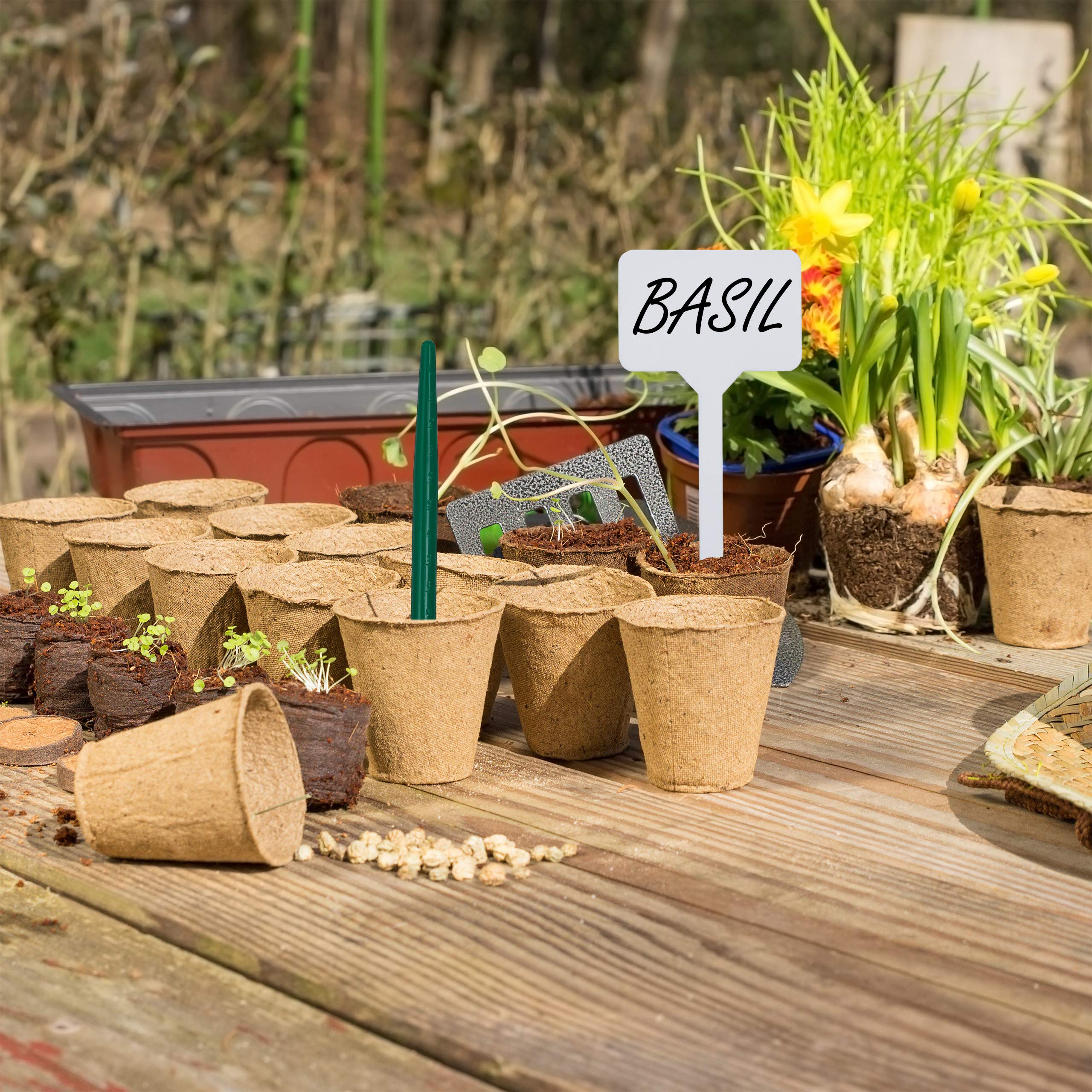 Kit Germination Relaxdays 131 Pièces - Serre Miniature Avec Godets Et Outils