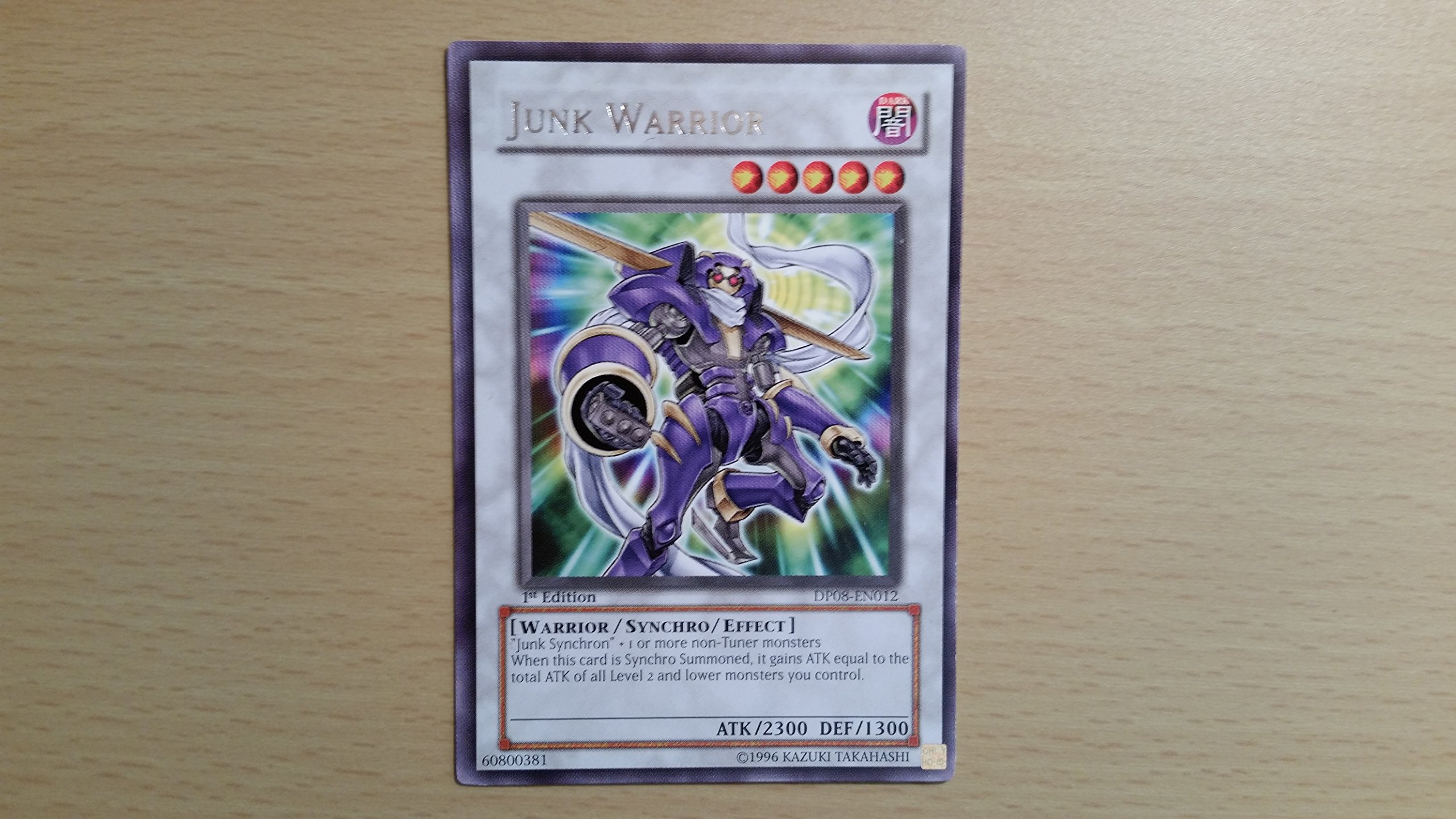 Yu Gi Oh Robot Guerrier DP08-FR012 1ere Édition