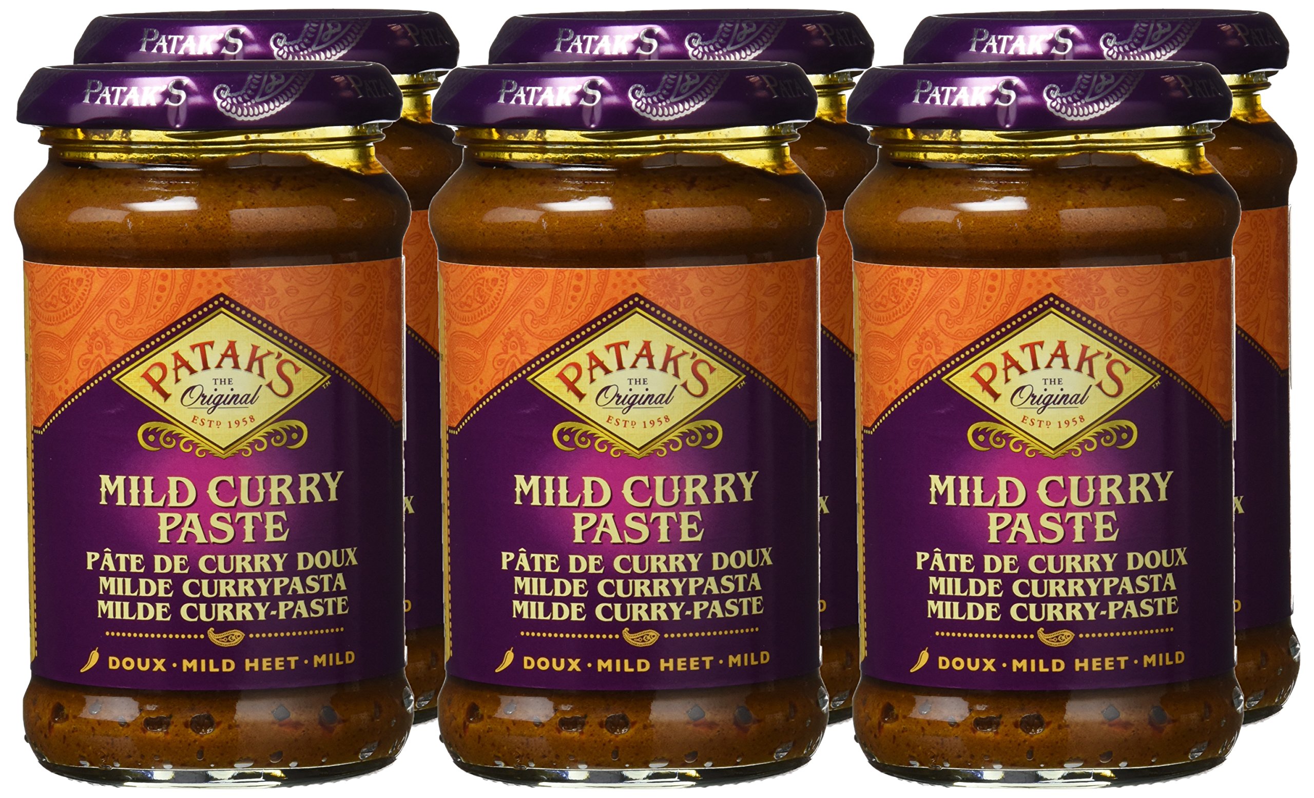 Patak'S Pasta de Curry meio picante 280 g