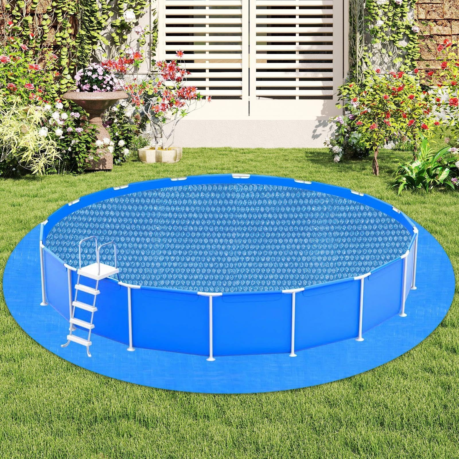 Cubierta Para Piscina Aislamiento Térmico Y Resistente A Desgarros