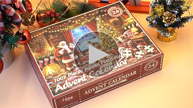 クリスマス ジグソーパズル 1008ピース アドベントカレンダー Amazon.com: Puzzle Advent Calendar 2025 Christmas Jigsaw