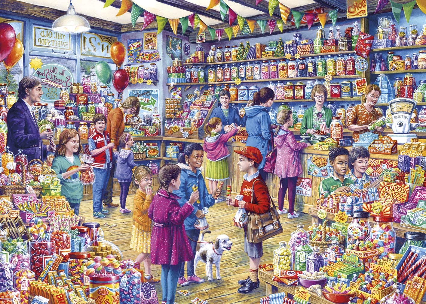 Gibsons Puzzle 500 Pezzi – Tammy's Cafe Di Greg Giordano 48x34 Cm – Cartone Riciclato