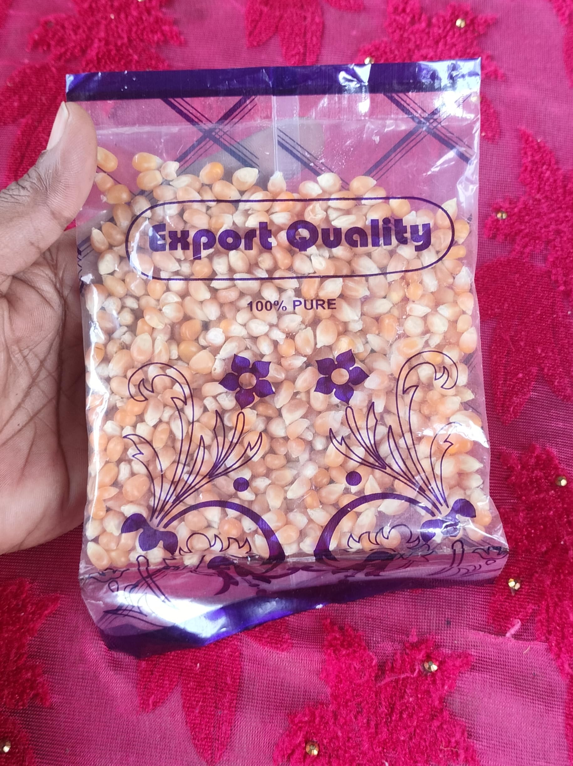 KD Popcorn Seeds & 100% Popping Kernels, Crunchy Popcorn, Popcorn Maize, Corn Kernels, 100gm+100gm, Pack of 2-image-46