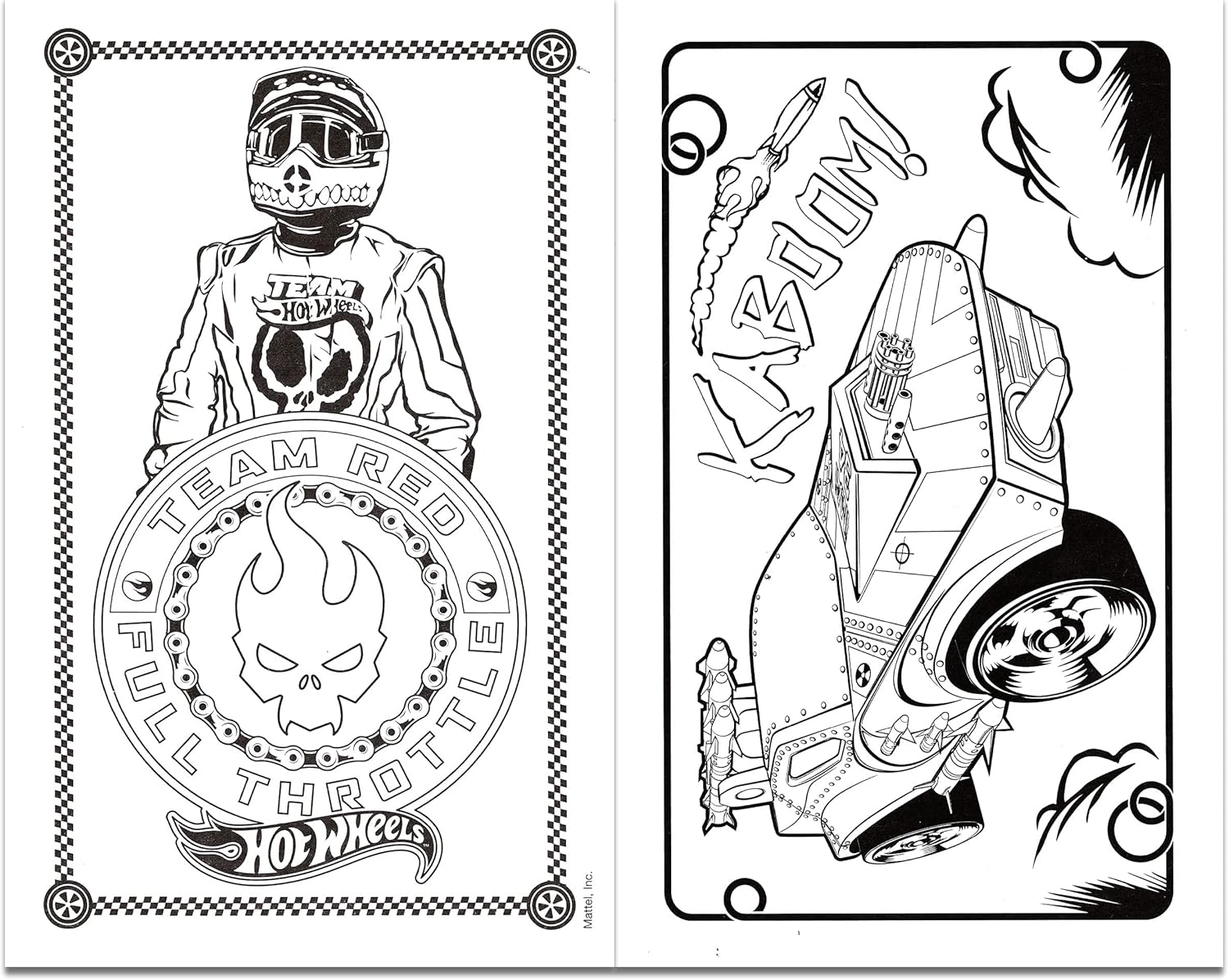 Bendon Publishing Set of 15 Kids Play Packs Bundle ~ Fun Party Favors Coloring Book Crayons, Stickers Plus Door Hanger and Loot Bags (Hot Wheels)